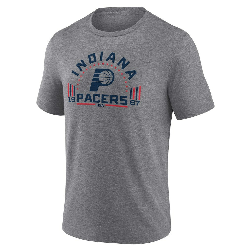 Gray Indiana Pacers Team Freedom Tri-Blend T-Shirt | NBA