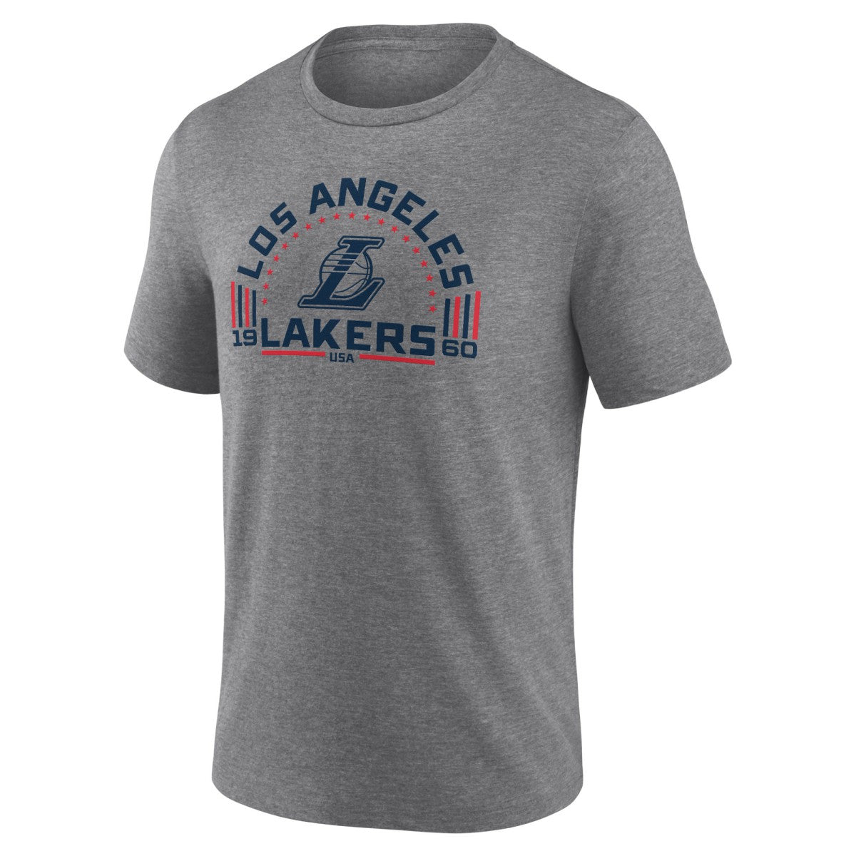 Gray Los Angeles Lakers Team Freedom Tri-Blend T-Shirt | NBA
