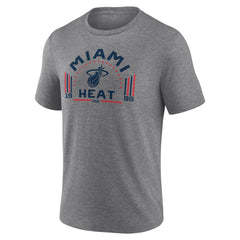 Gray Miami Heat Team Freedom Tri-Blend T-Shirt | NBA