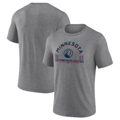 Gray Minnesota Timberwolves Team Freedom Tri-Blend T-Shirt | NBA