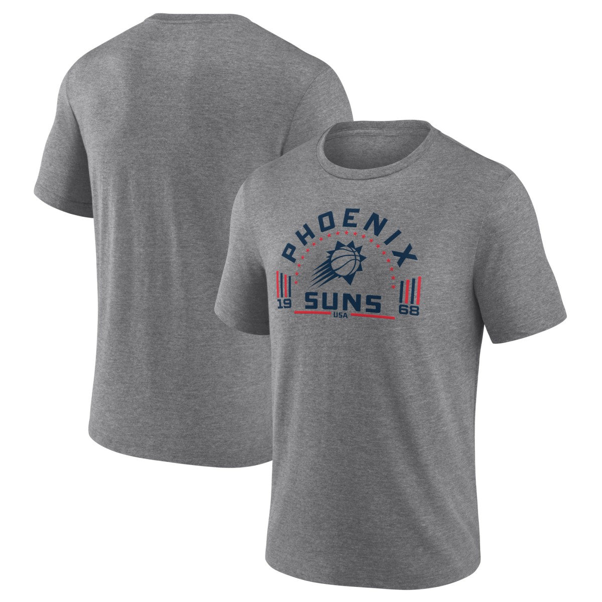 Gray Phoenix Suns Team Freedom Tri-Blend T-Shirt | NBA