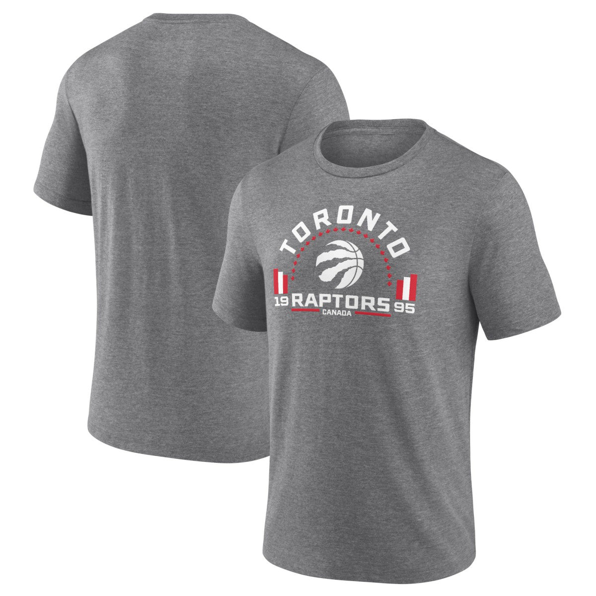 Gray Toronto Raptors Team Freedom Tri-Blend T-Shirt | NBA