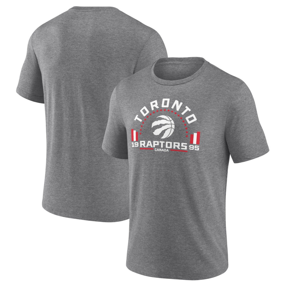 Gray Toronto Raptors Team Freedom Tri-Blend T-Shirt | NBA