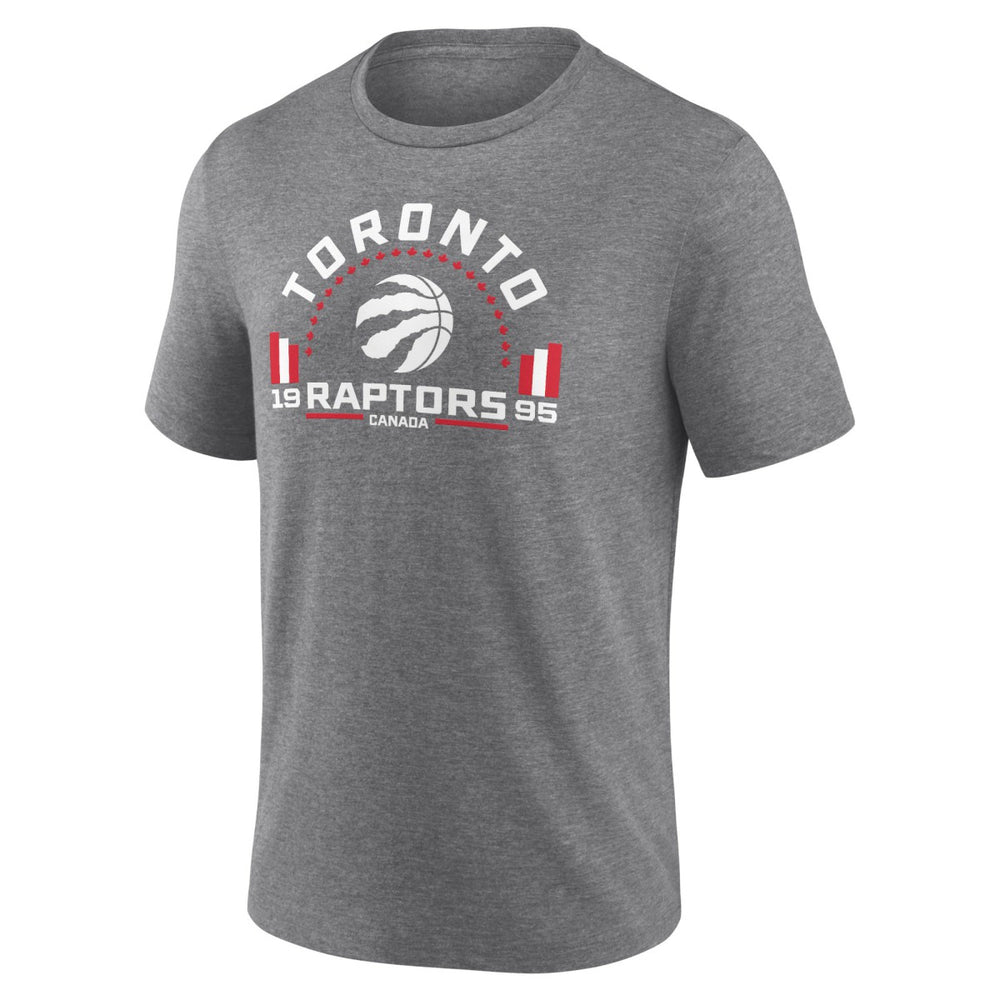 Gray Toronto Raptors Team Freedom Tri-Blend T-Shirt | NBA