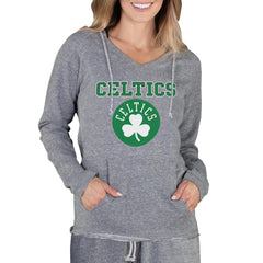 Gray Boston Celtics Concepts Sport Women's Mainstream Terry Hooded Top | NBA
