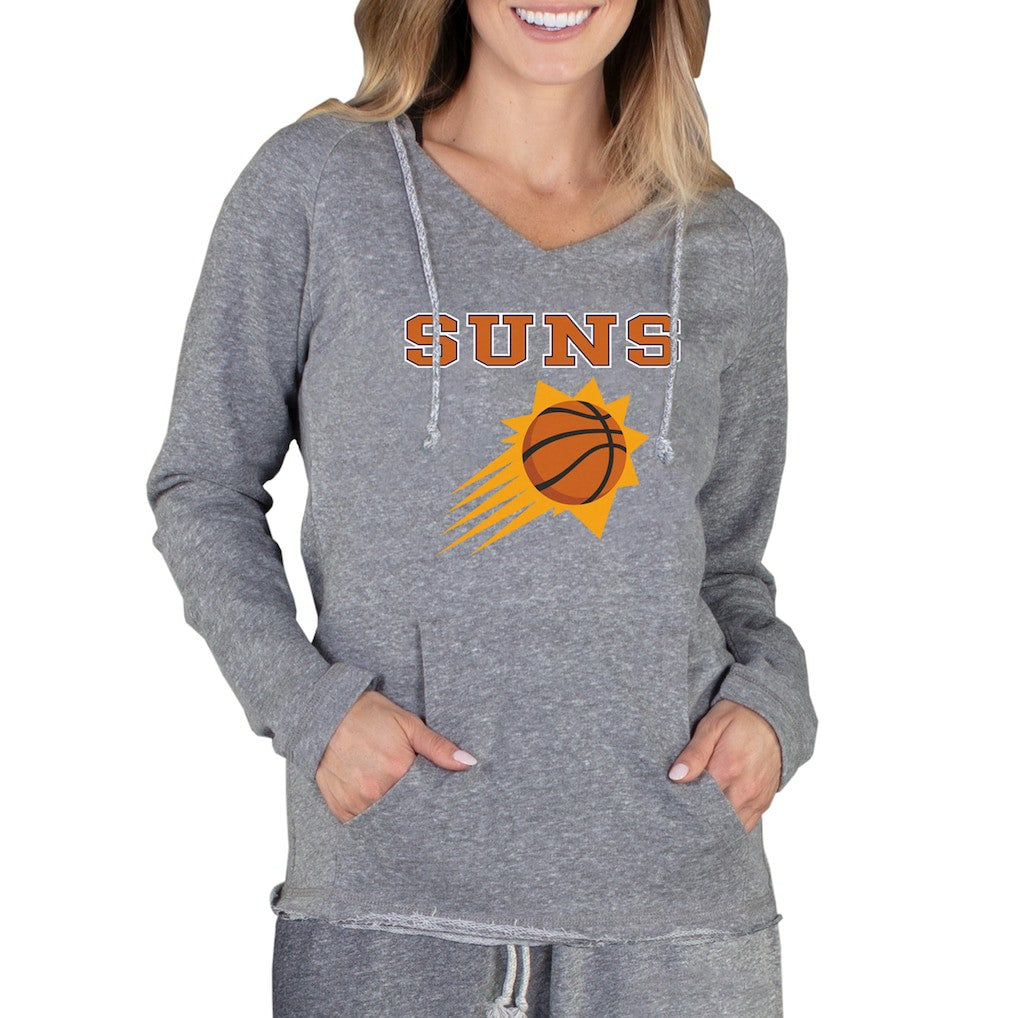 Gray Phoenix Suns Concepts Sport Women's Mainstream Terry Hooded Top sale | NBA