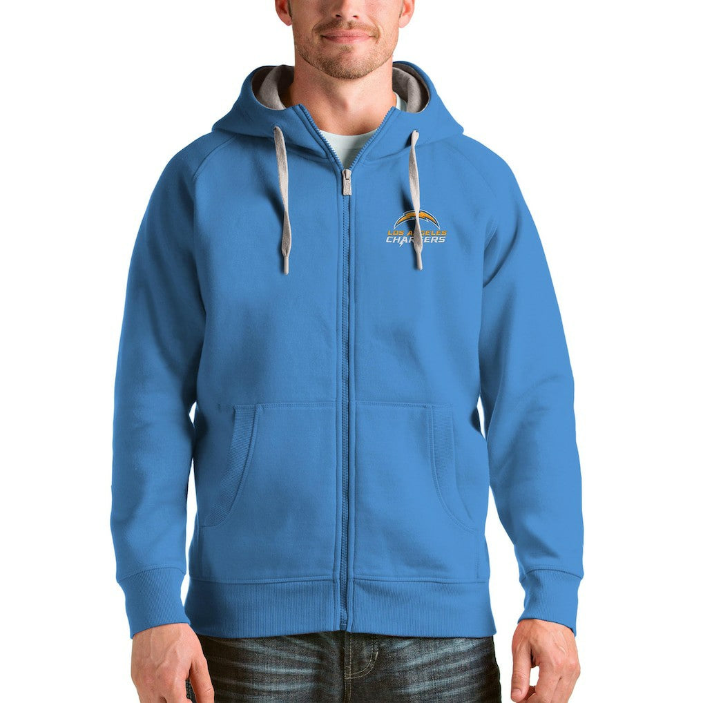 Los Angeles Chargers Antigua Victory Full-Zip Hoodie | NFL Online