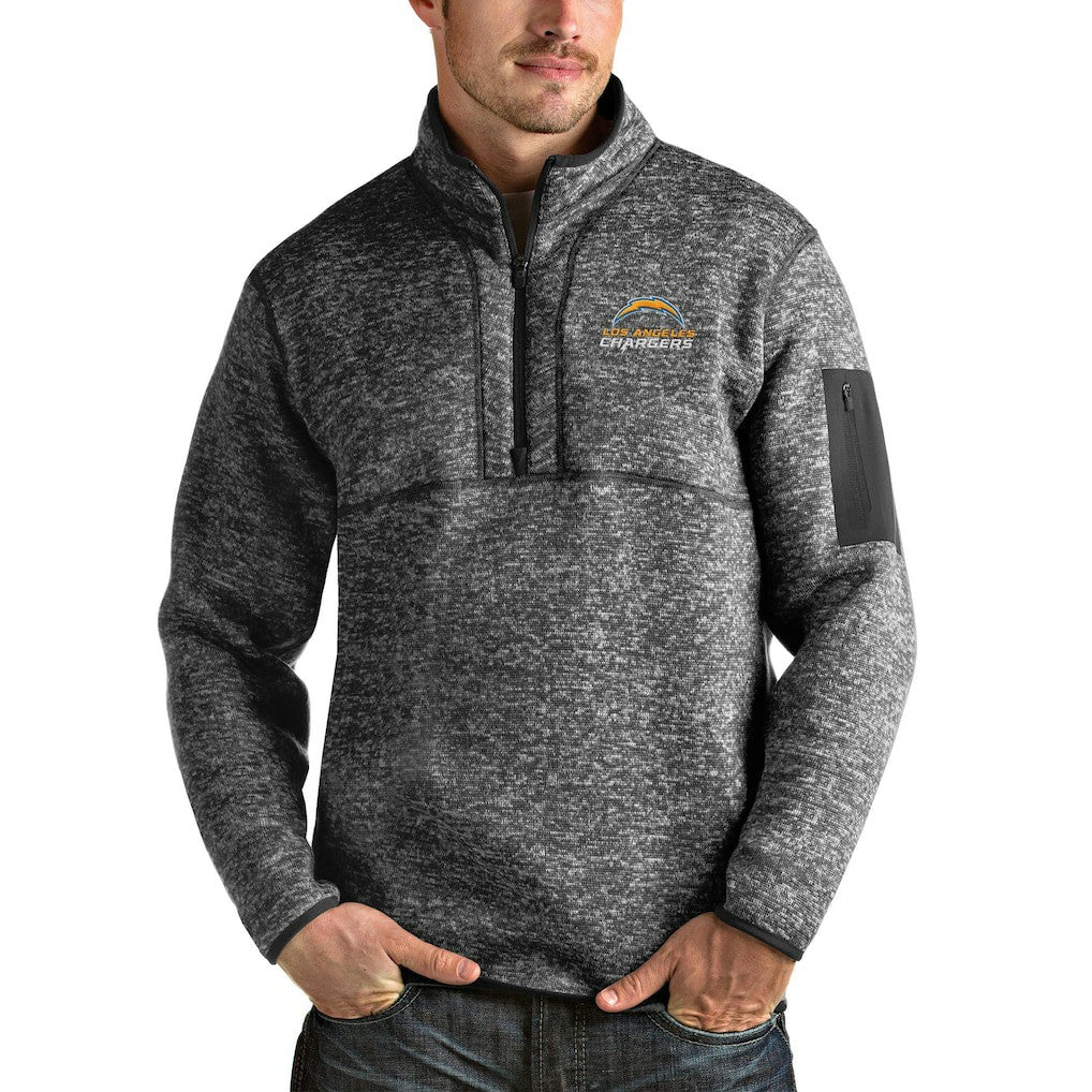 Los Angeles Chargers Antigua Fortune Quarter-Zip Pullover Jacket | NFL Near me