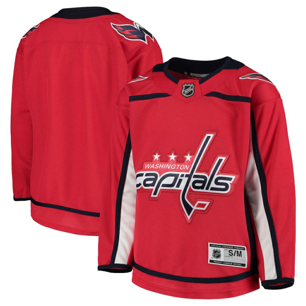 Washington Capitals Youth Home Premier Team Jersey -  NHL Jerseys