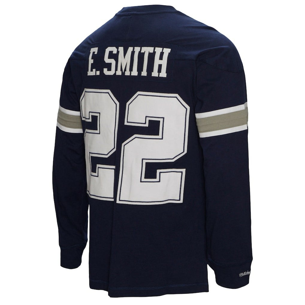 Dallas Cowboys Emmitt Smith  Throwback Retired Player Name & Number Long Sleeve Top | NFL New