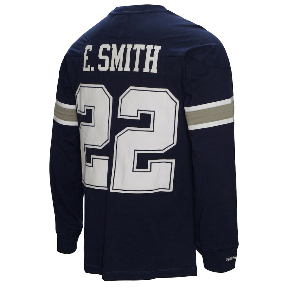 Dallas Cowboys Emmitt Smith  Throwback Retired Player Name & Number Long Sleeve Top | NFL New