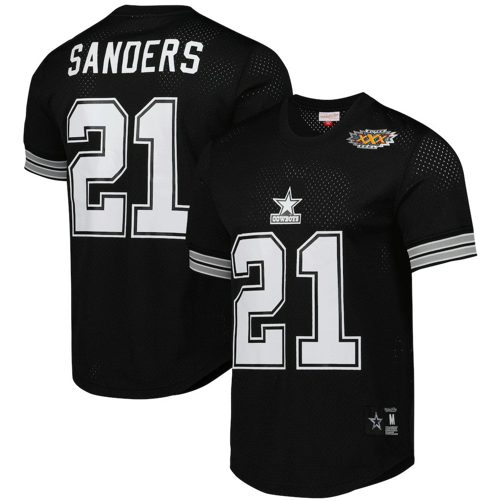 Dallas Cowboys Deion Sanders  Retired Player Name & Number Mesh Top | NFL Hot