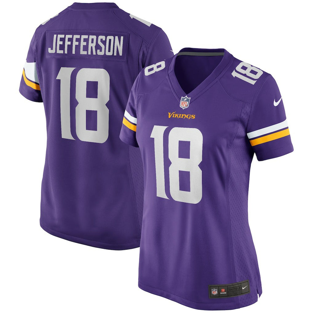 Minnesota Vikings Justin Jefferson  Women's Game Jersey | NFL Discount