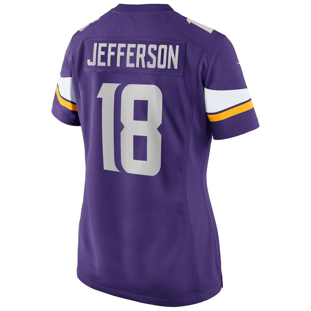 Minnesota Vikings Justin Jefferson  Women's Game Jersey | NFL Discount