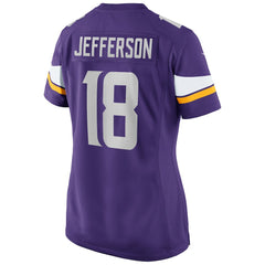 Minnesota Vikings Justin Jefferson  Women's Game Jersey | NFL Discount