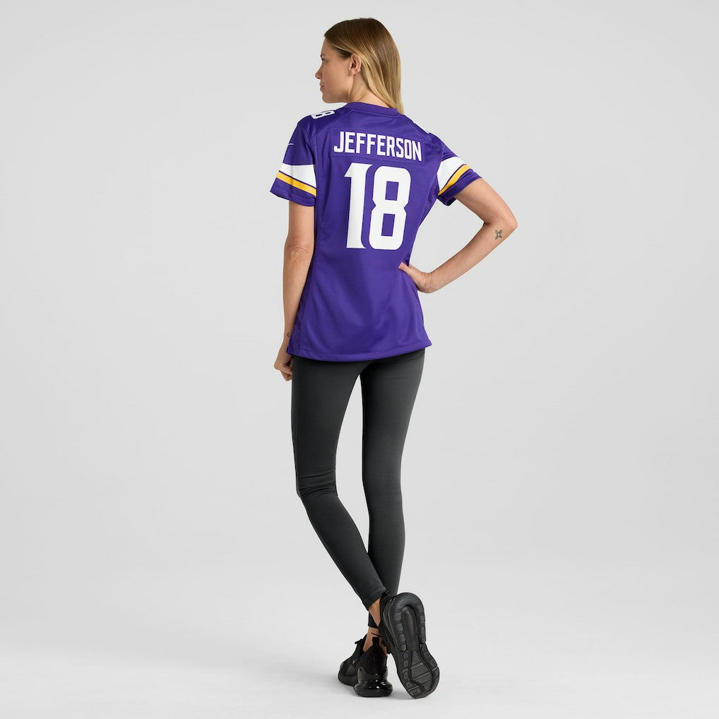 Minnesota Vikings Justin Jefferson  Women's Game Jersey | NFL Discount