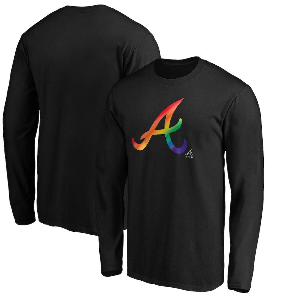 Atlanta Braves Team Pride Logo Long Sleeve T-Shirt - MLB T-shirts