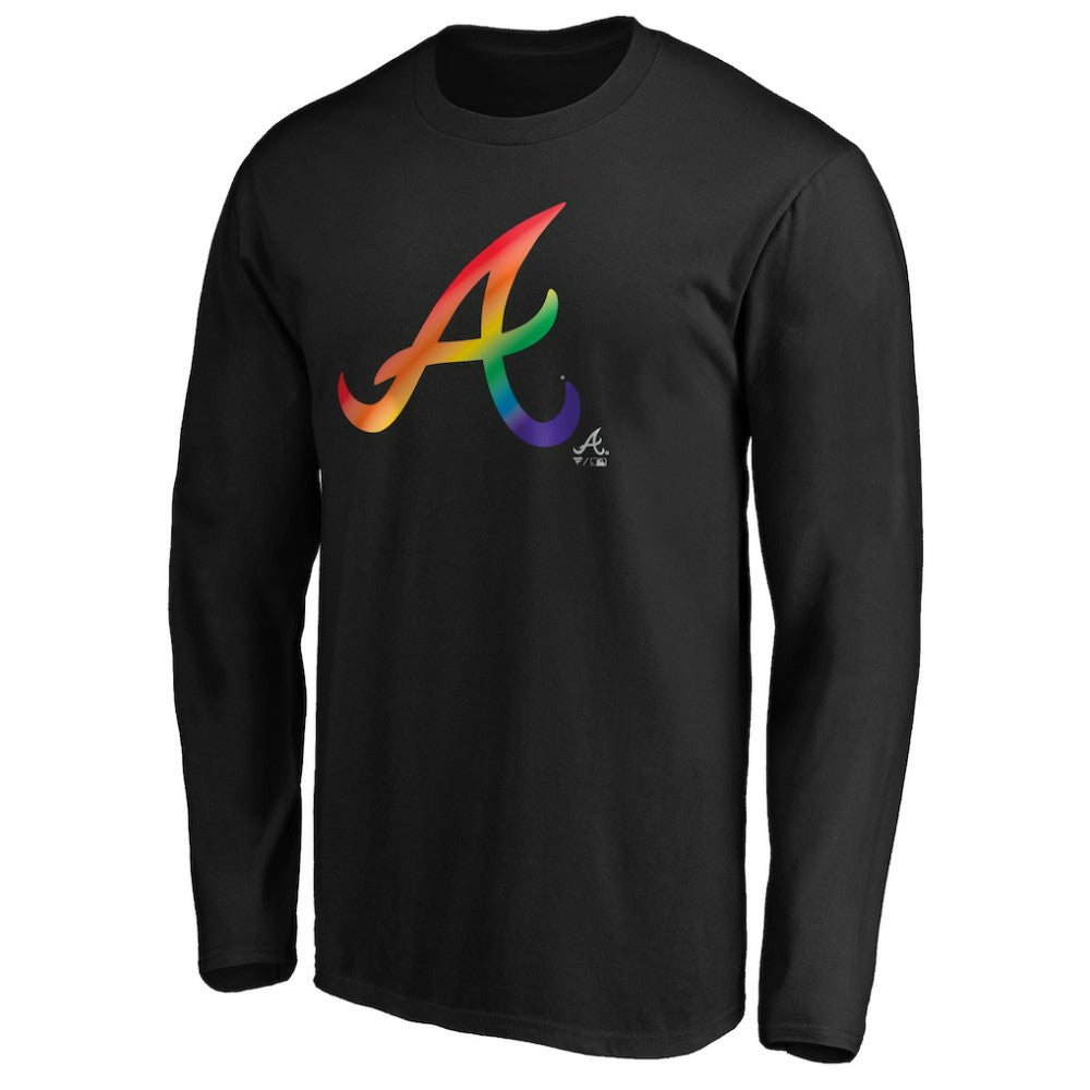 Atlanta Braves Team Pride Logo Long Sleeve T-Shirt - MLB T-shirts