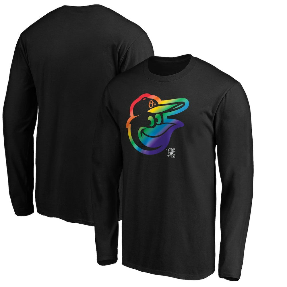 Baltimore Orioles Team Pride Logo Long Sleeve T-Shirt - MLB T-shirts