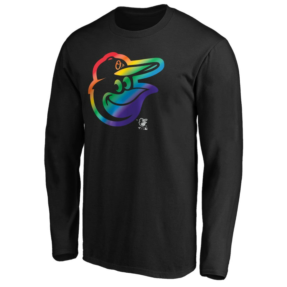 Baltimore Orioles Team Pride Logo Long Sleeve T-Shirt - MLB T-shirts