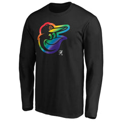Baltimore Orioles Team Pride Logo Long Sleeve T-Shirt - MLB T-shirts