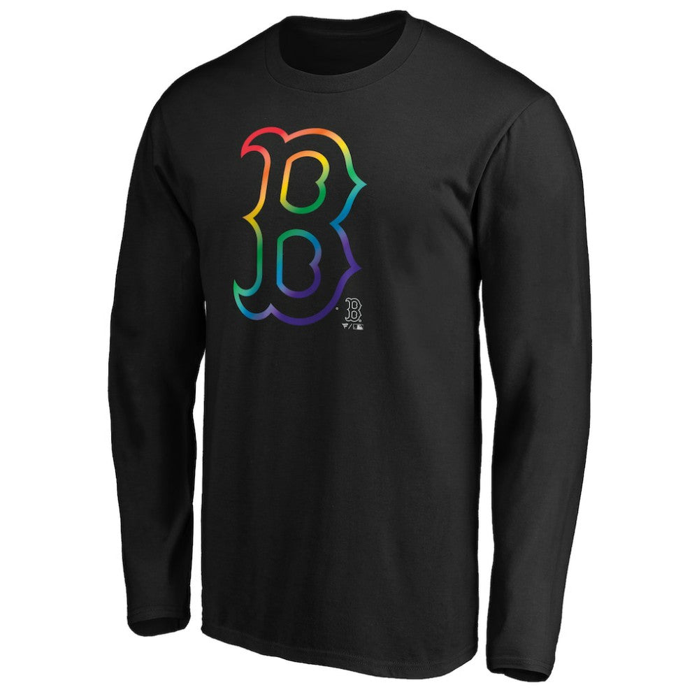 Boston Red Sox Team Pride Logo Long Sleeve T-Shirt - MLB T-shirts
