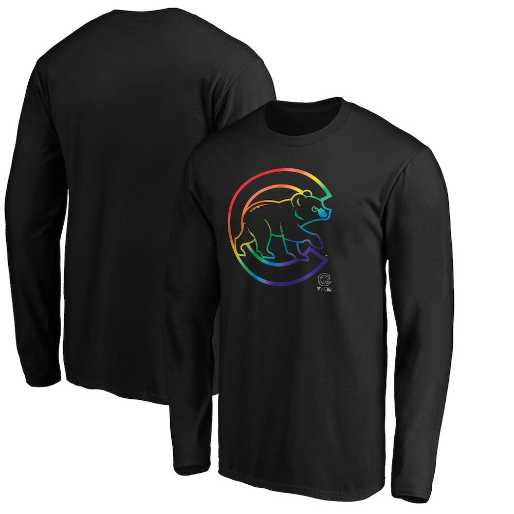 Chicago Cubs Team Pride Logo Long Sleeve T-Shirt - MLB T-shirts