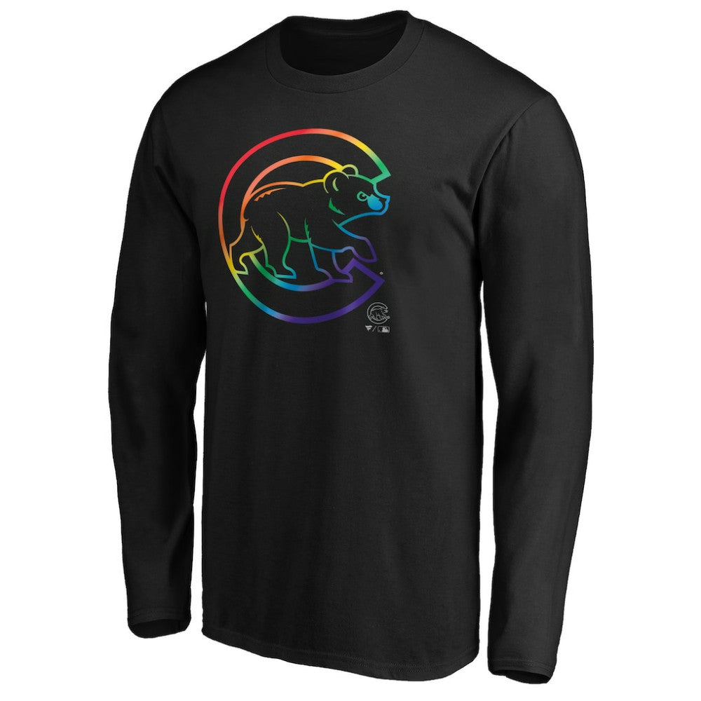 Chicago Cubs Team Pride Logo Long Sleeve T-Shirt - MLB T-shirts