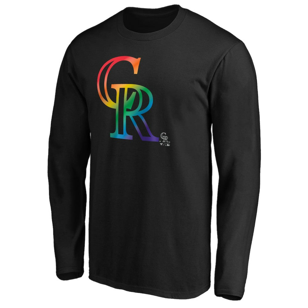 Colorado Rockies Team Pride Logo Long Sleeve T-Shirt - MLB T-shirts