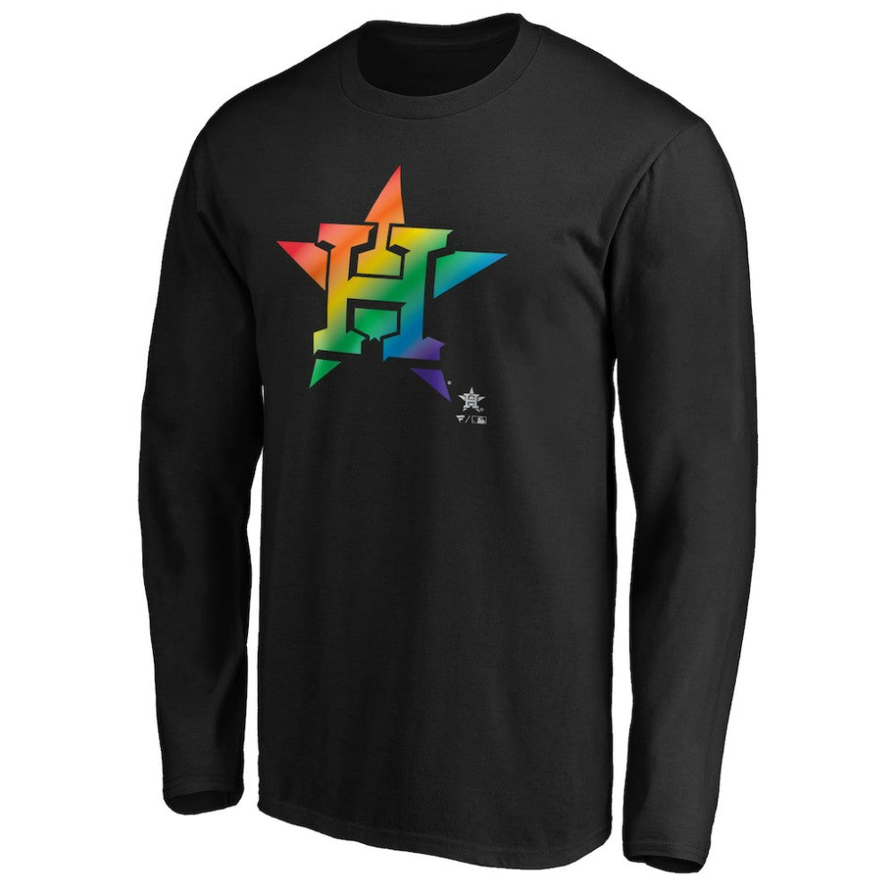 Houston Astros Team Pride Logo Long Sleeve T-Shirt - MLB T-shirts