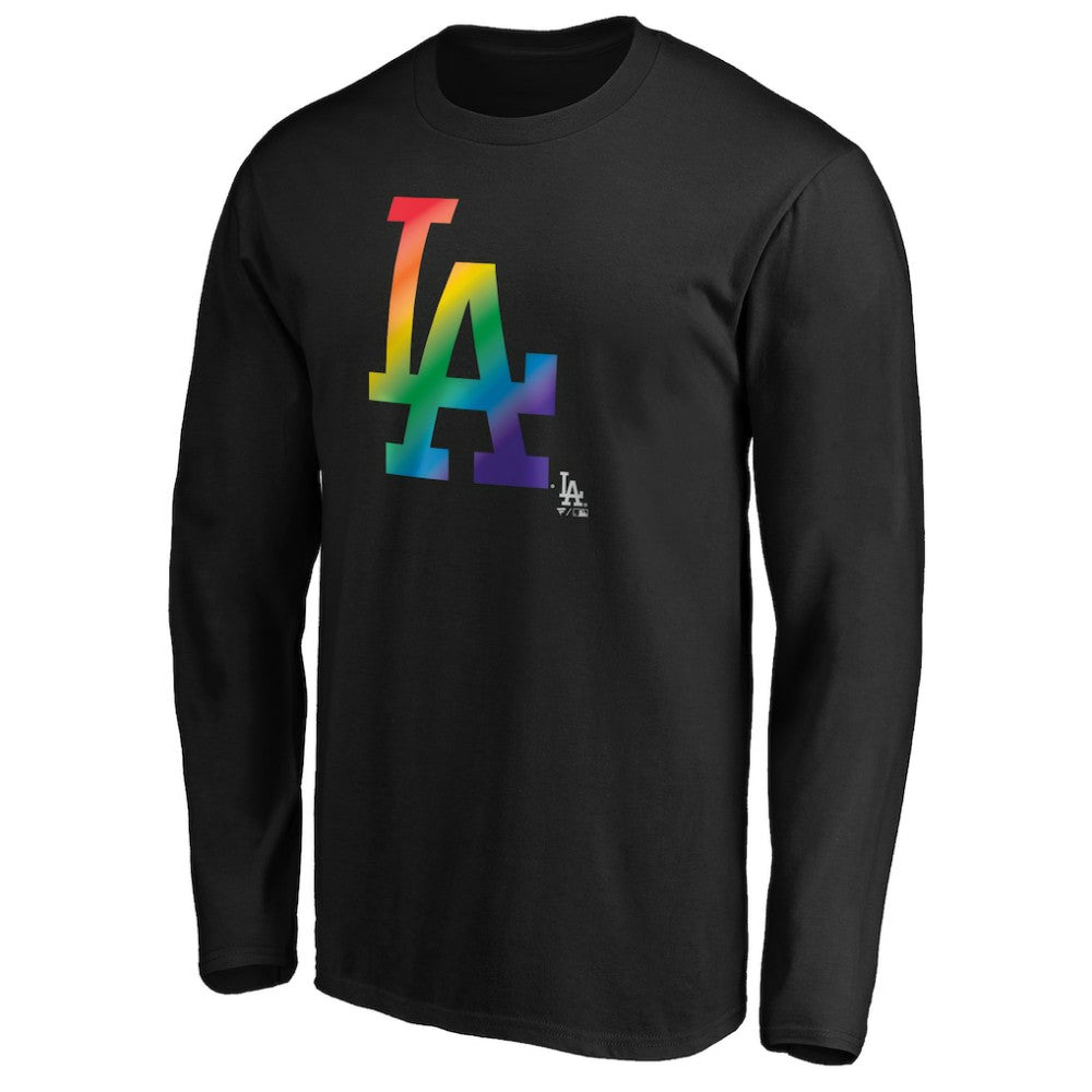 Los Angeles Dodgers Team Pride Logo Long Sleeve T-Shirt - MLB T-shirts