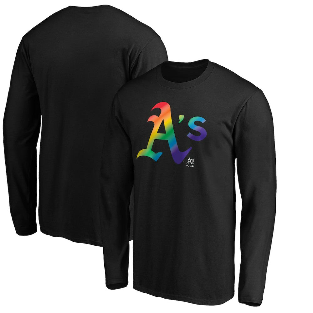 Athletics Team Pride Logo Long Sleeve T-Shirt - MLB T-shirts
