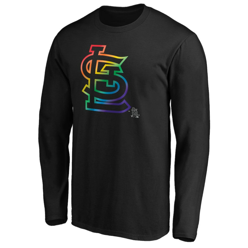 St. Louis Cardinals Team Pride Logo Long Sleeve T-Shirt - MLB T-shirts