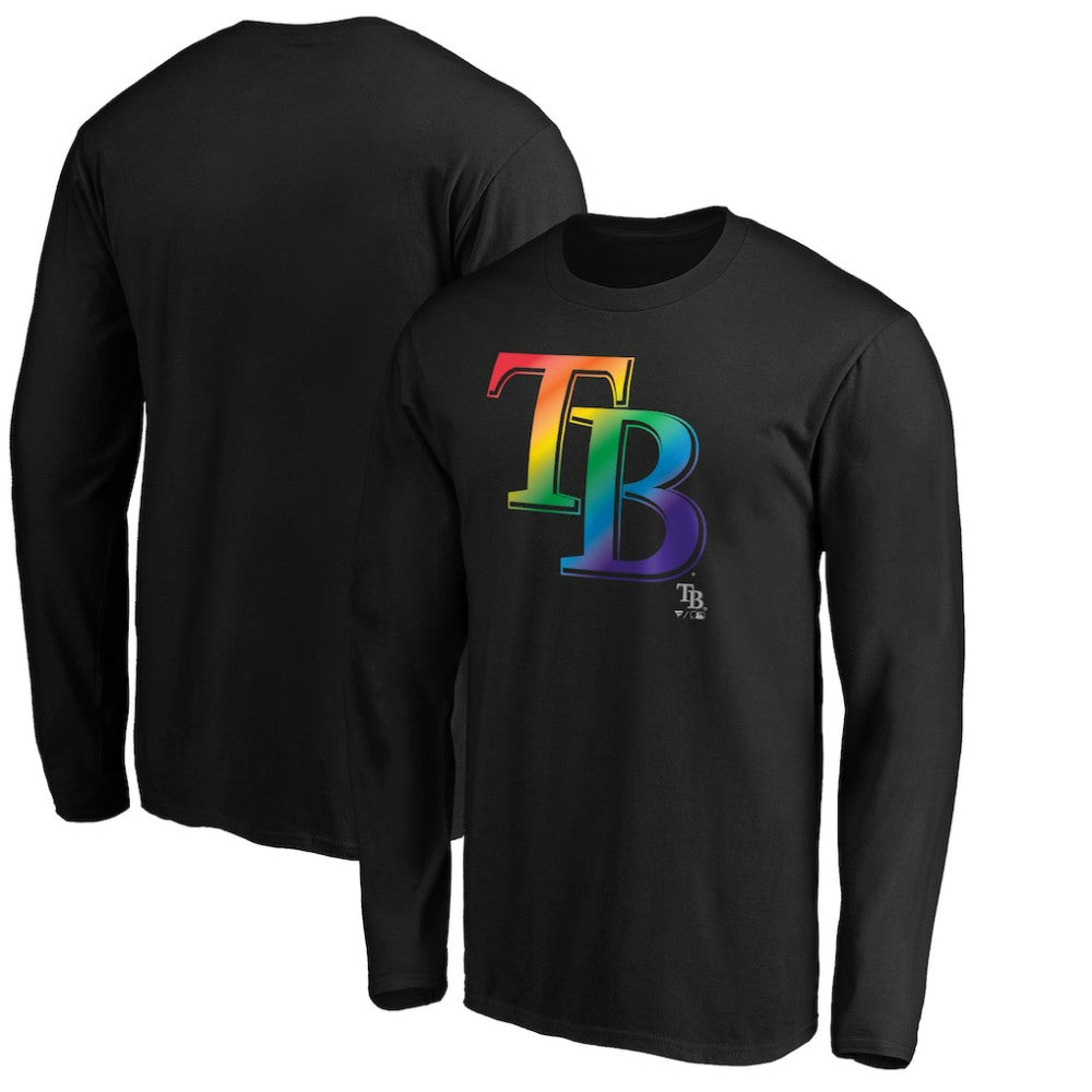 Tampa Bay Rays Team Pride Logo Long Sleeve T-Shirt - MLB T-shirts