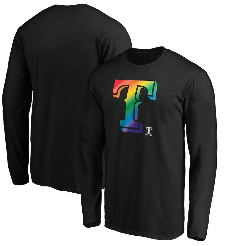 Texas Rangers Team Pride Logo Long Sleeve T-Shirt - MLB T-shirts