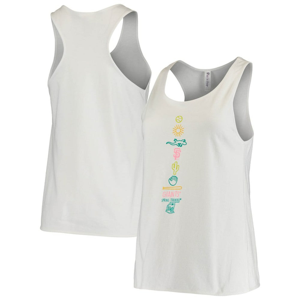 San Francisco Giants Soft as a Grape Women's Spring Training Local Lineup Tank Top - MLB Tanks
