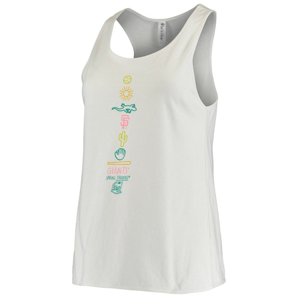 San Francisco Giants Soft as a Grape Women's Spring Training Local Lineup Tank Top - MLB Tanks