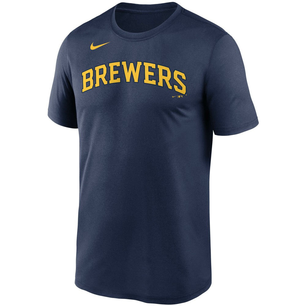Milwaukee Brewers Nike Wordmark Legend Performance T-Shirt - MLB T-shirts