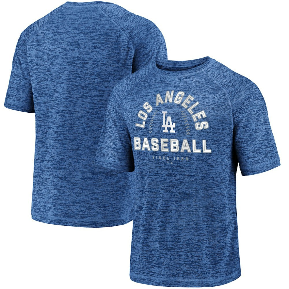 Los Angeles Dodgers Fanatics Line Up Primary Threat Striated T-Shirt - MLB T-shirts