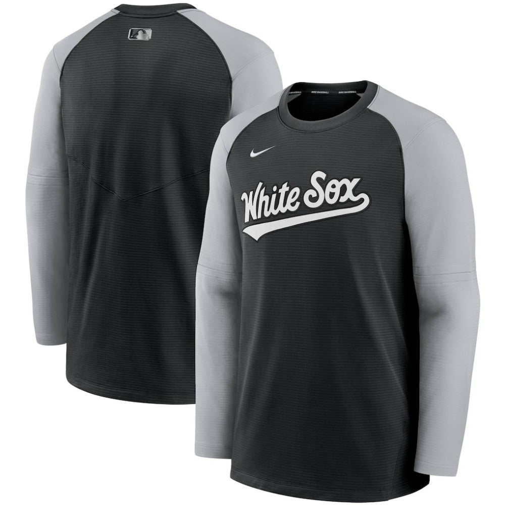 Chicago White Sox Nike Authentic Collection Pregame Performance Raglan Pullover Sweatshirt - MLB Pullover