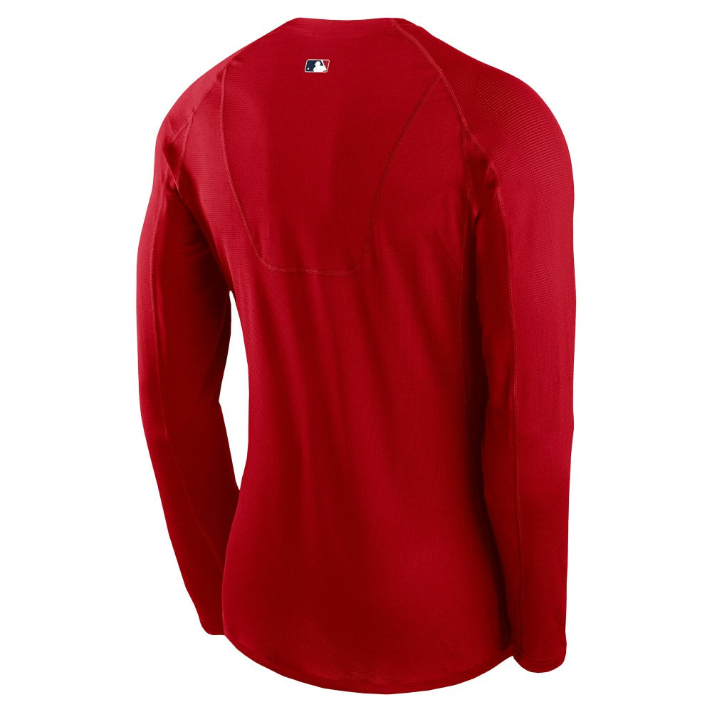 Los Angeles Angels Nike Authentic Collection Raglan Long Sleeve T-Shirt - MLB T-shirts