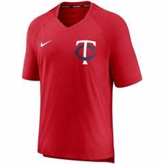 Minnesota Twins Nike Authentic Collection Pregame Performance V-Neck T-Shirt - MLB T-shirts