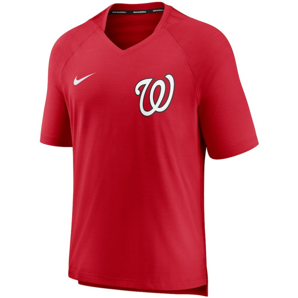 Washington Nationals Nike Authentic Collection Pregame Performance V-Neck T-Shirt - MLB T-shirts