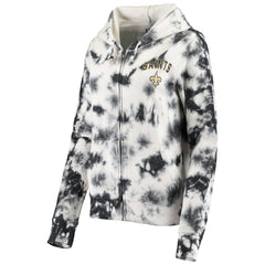 New Orleans Saints Women's Tie Dye Fleece Full-Zip Hoodie | NFL US