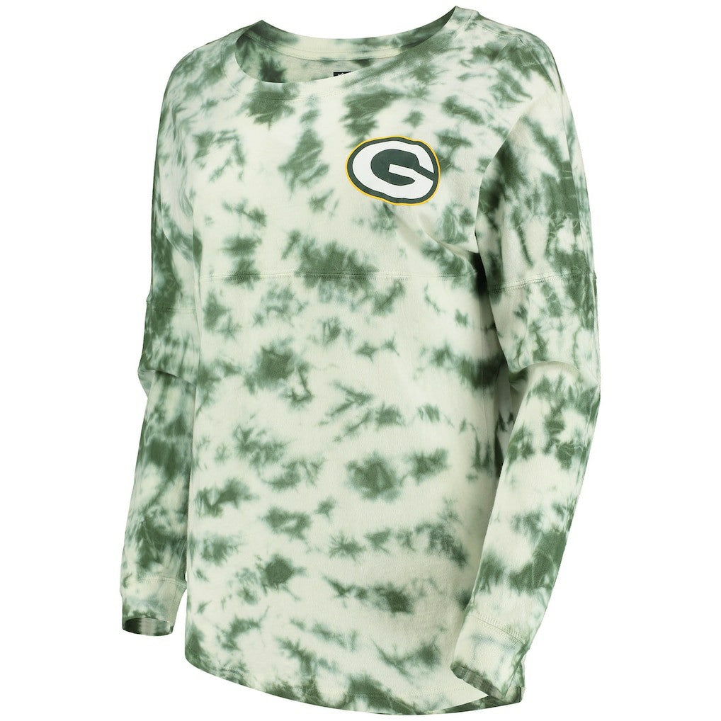 Green Bay Packers Women's Tie-Dye Long Sleeve T-Shirt | NFL Online