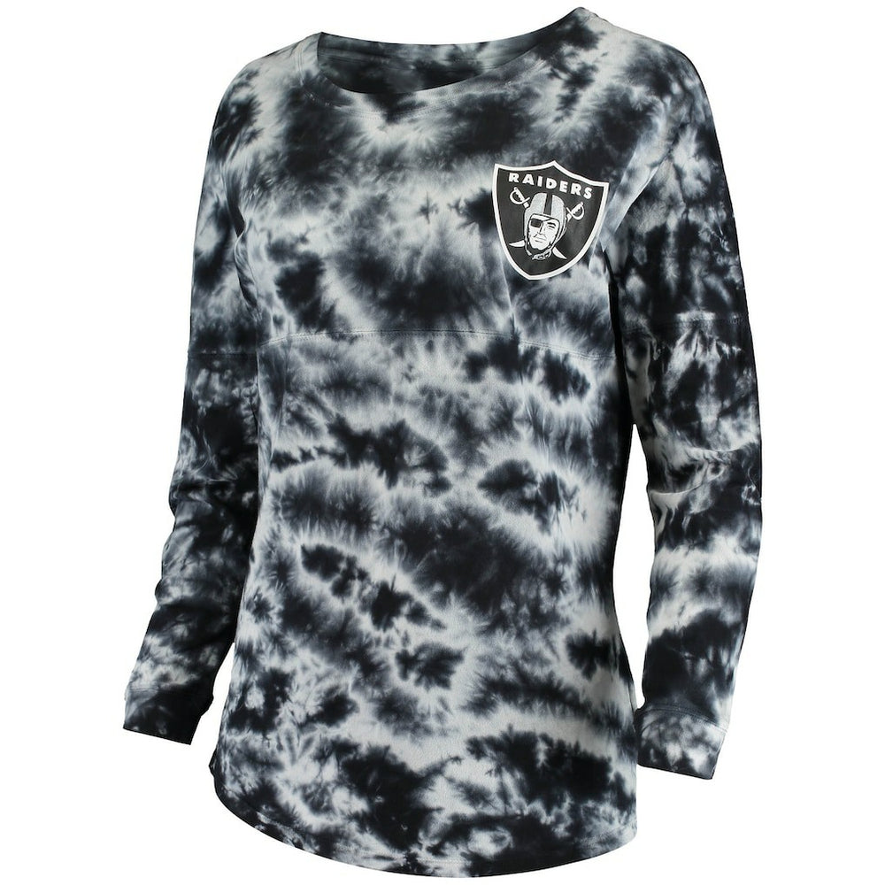 Las Vegas Raiders Women's Tie-Dye Long Sleeve T-Shirt | NFL Discount