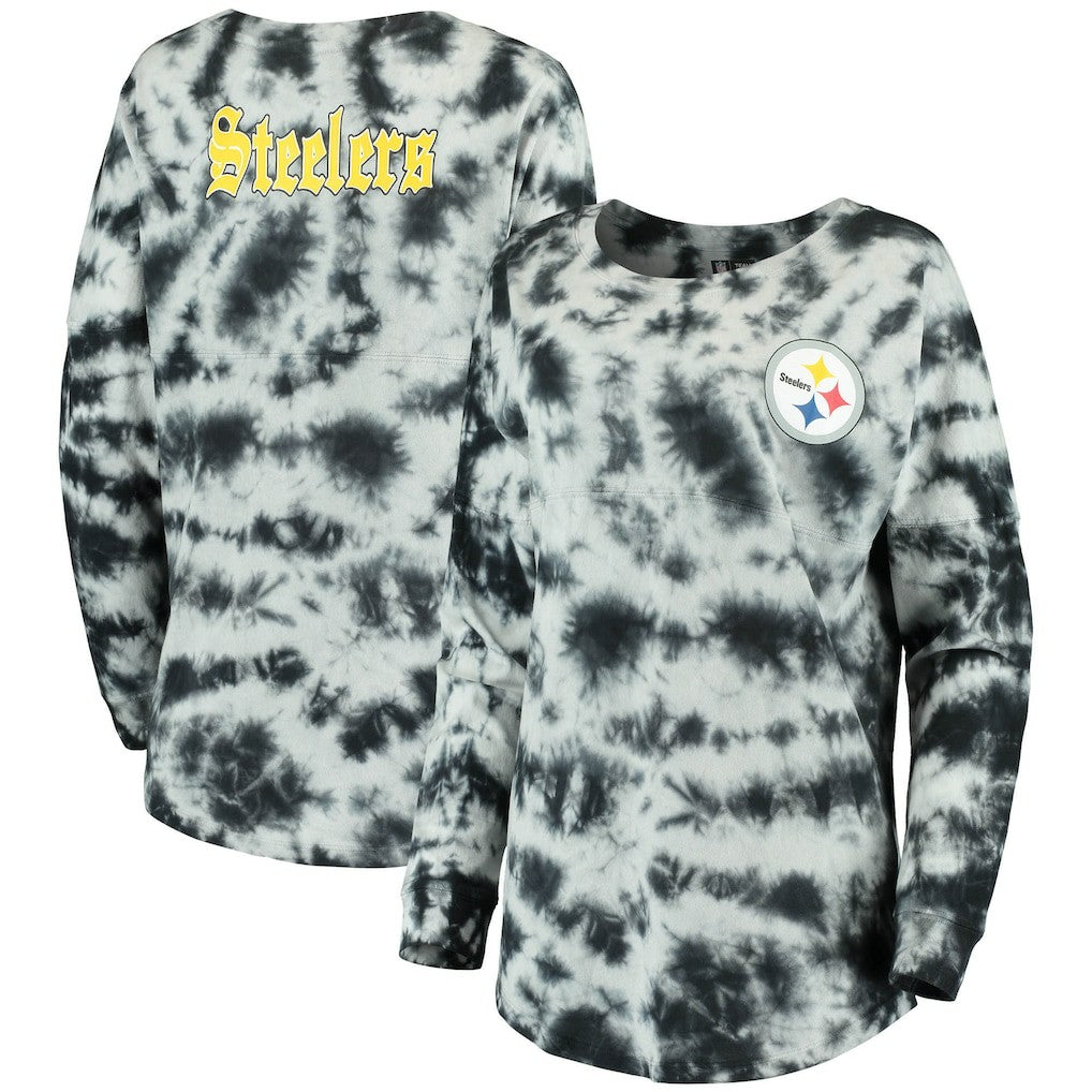Pittsburgh Steelers Women's Tie-Dye Long Sleeve T-Shirt | NFL Outlet