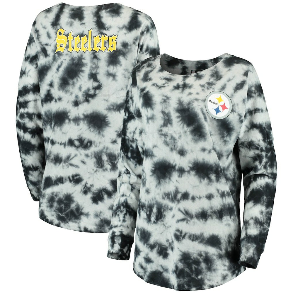 Pittsburgh Steelers Women's Tie-Dye Long Sleeve T-Shirt | NFL Outlet