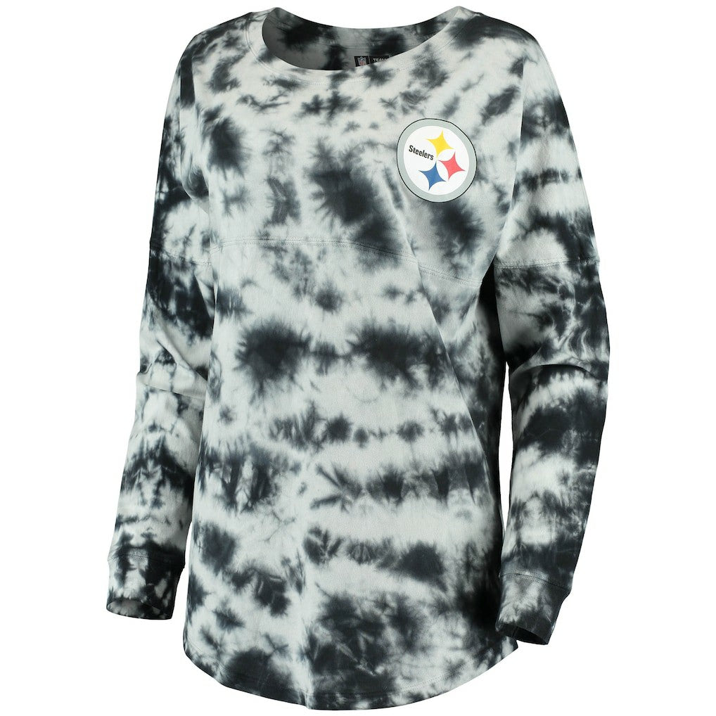 Pittsburgh Steelers Women's Tie-Dye Long Sleeve T-Shirt | NFL Outlet