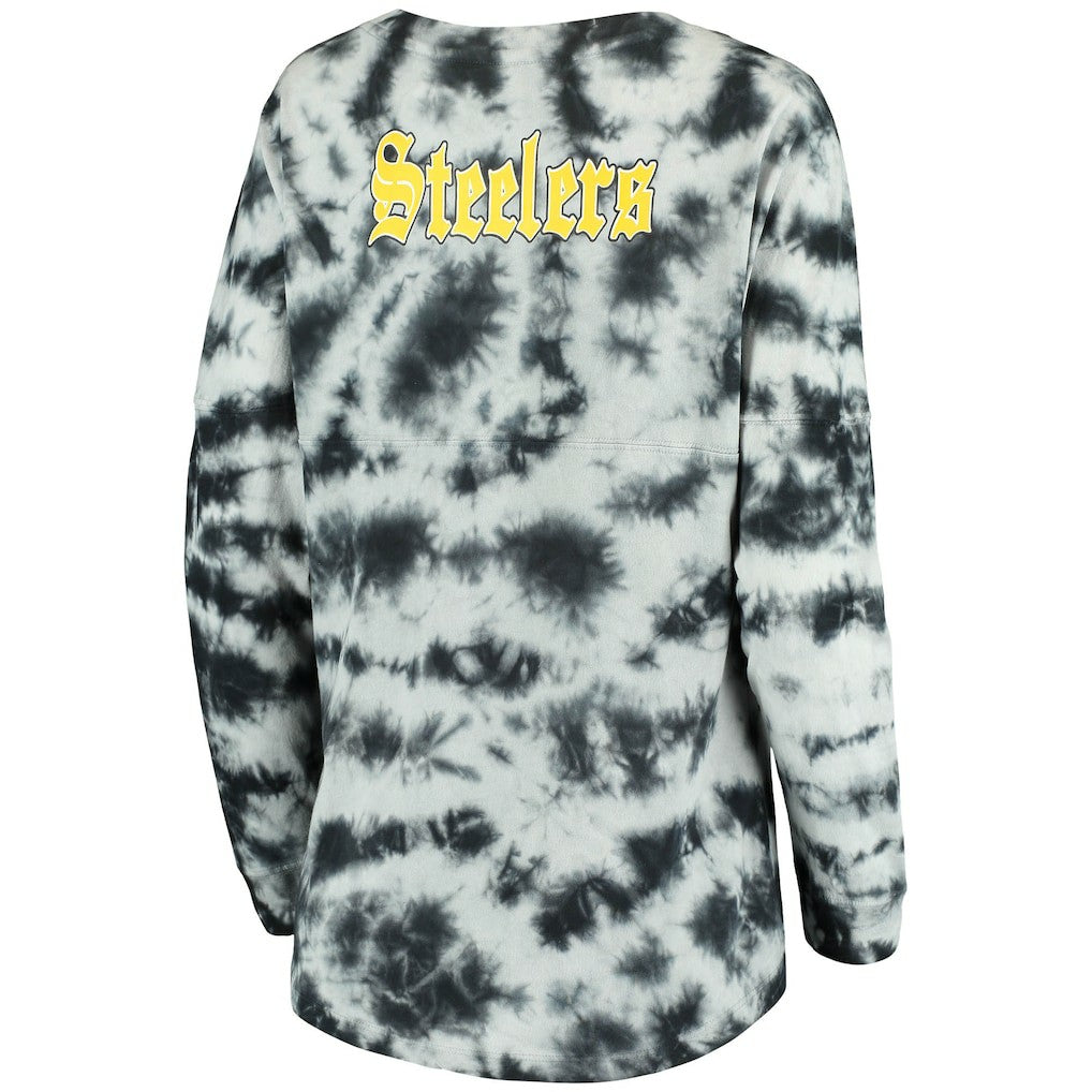 Pittsburgh Steelers Women's Tie-Dye Long Sleeve T-Shirt | NFL Outlet
